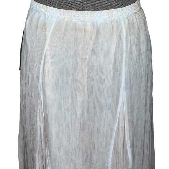 Coldwater Creek Women’s Textured Peach Pigment Dyed Maxi Skirt Large NWT - Picture 5 of 10